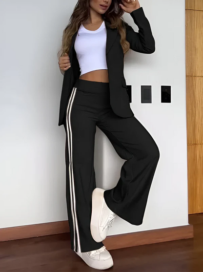 Elegant Blazer Set Women Modern Chic