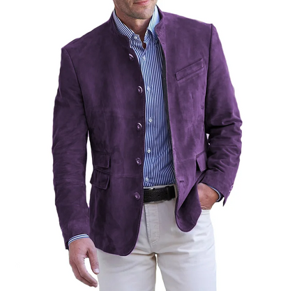 Men's Leather Jacket Classic Cut