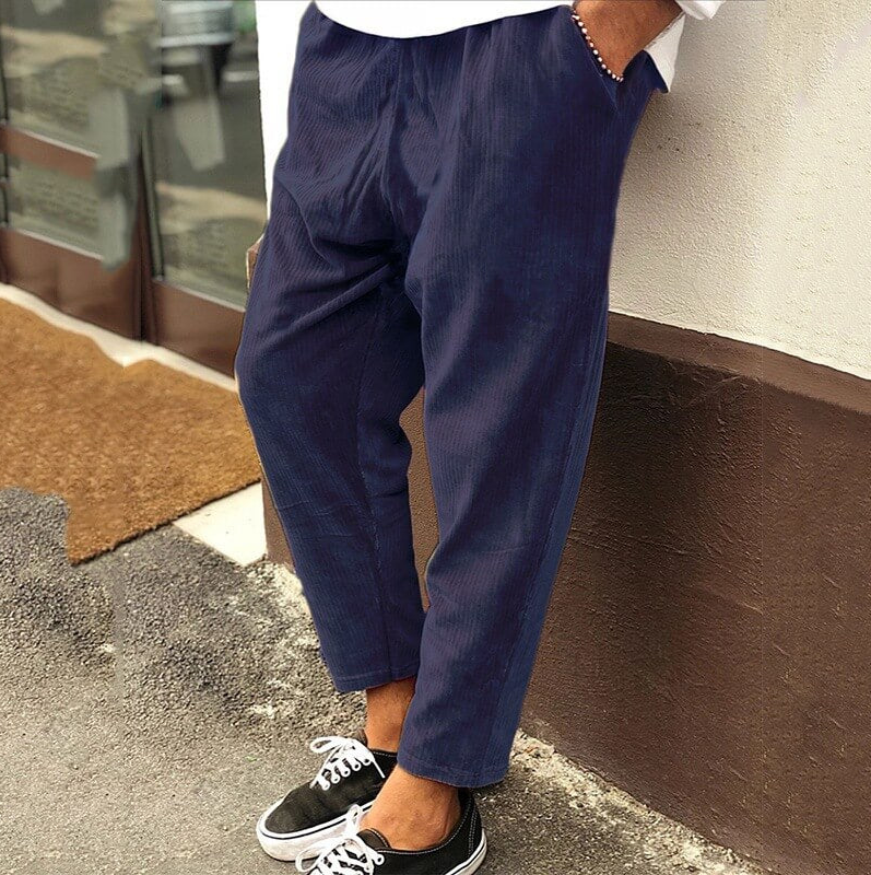 Herren Cordhose Modern Slim Fit