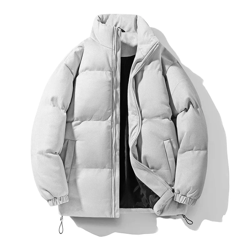 Men's Suede Parka Classic Elegant