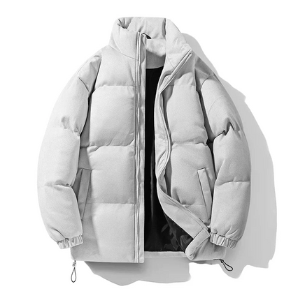 Men's Suede Parka Classic Elegant