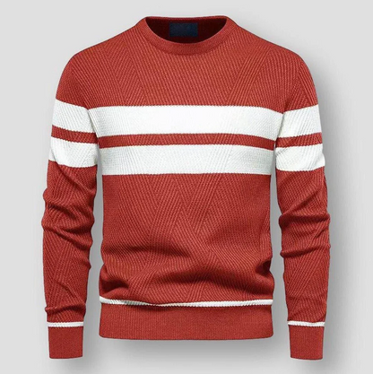Men's Soft Striped Knitted Sweater