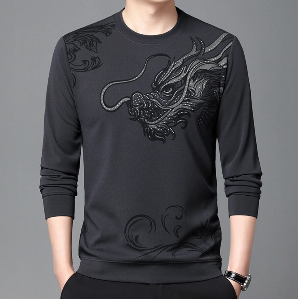 Comfortable Men's Crew Neck Sweatshirt