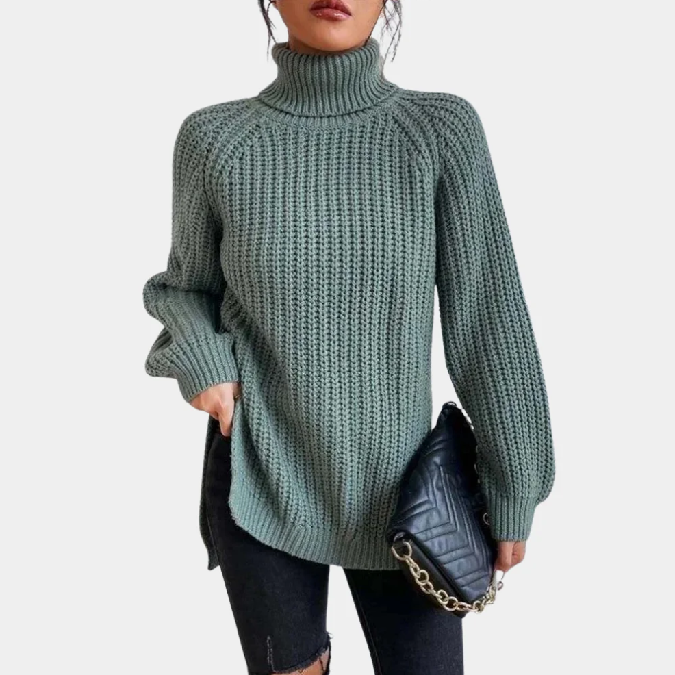 Women's Luxury Turtleneck Sweater Soft and Elegant