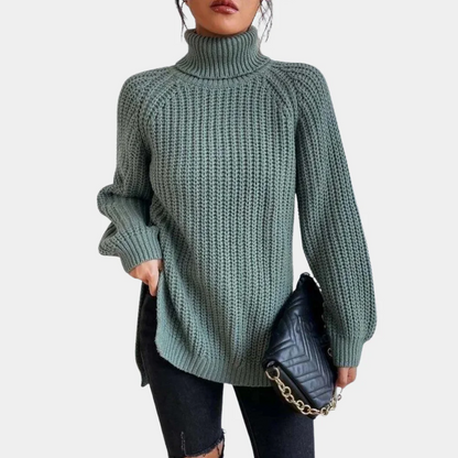 Women's Luxury Turtleneck Sweater Soft and Elegant