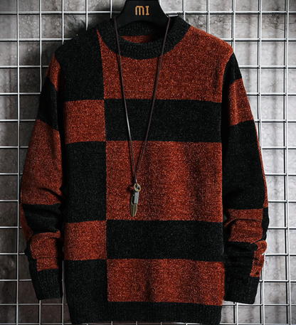Men's Striped Retro Style Pullover