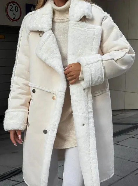 Stylish Women's Long Thick Coat