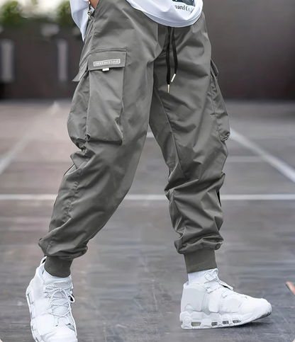Schwarze Freizeithose Jogging Stil