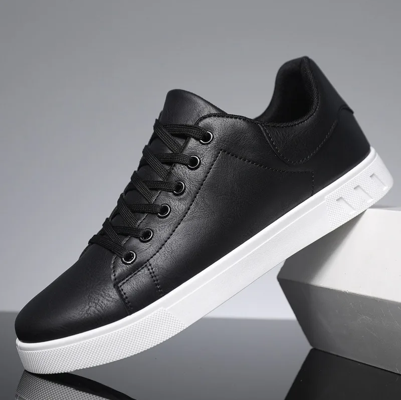 Elegant Men's Shoes Leather Look Classic