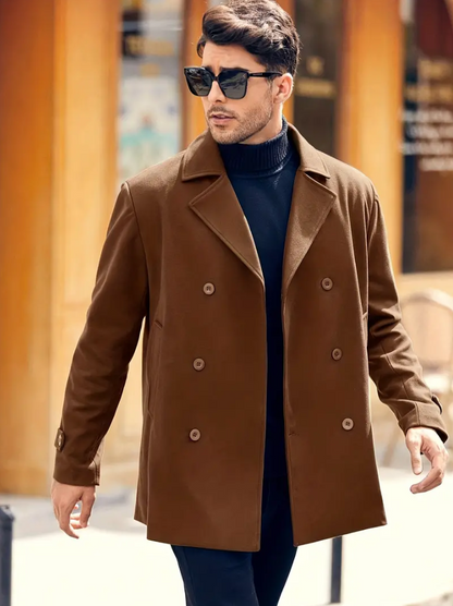 Men's Trench Coat Elegant Classic Design