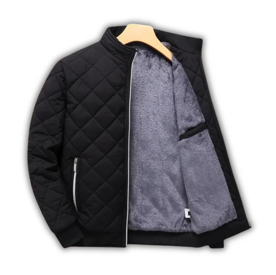 Men's Winter Jacket Padded Fleece Interior