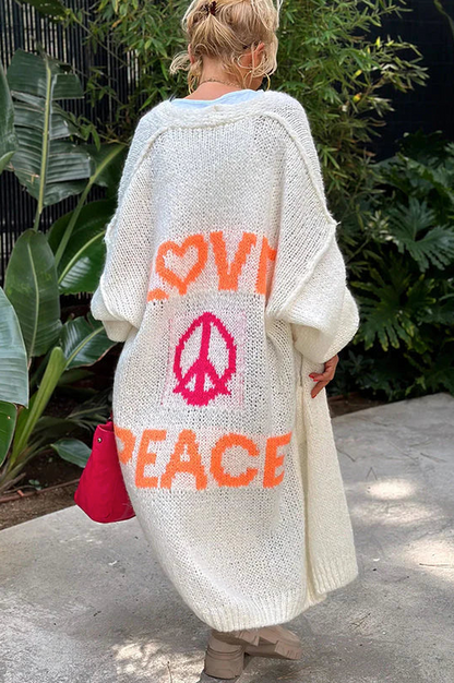 Soft Women's Long Elegant Cardigan