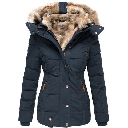 Stilvoller Damen Wintermantel Gepolstert
