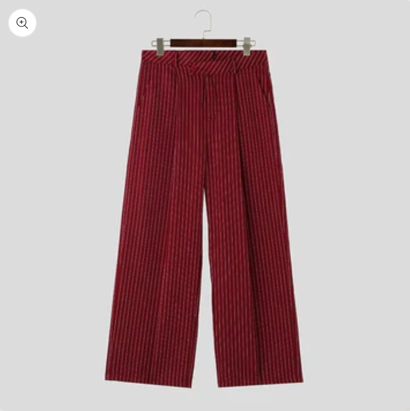 Herren Hose Hoch Tailliert Elegant - IdealeKleiden