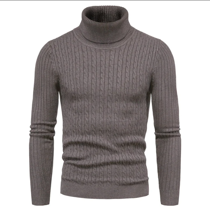 Men's Turtleneck Coffee Brown