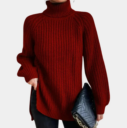 Women's Luxury Turtleneck Sweater Soft and Elegant