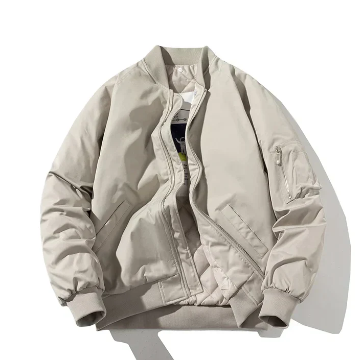 Stylish Men's Bomber Jacket Modern Urban Style