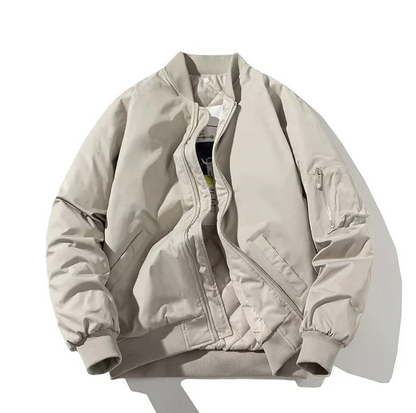 Stylish Men's Bomber Jacket Modern Urban Style