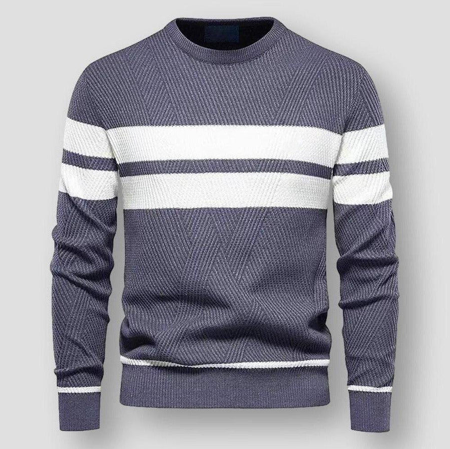 Men's Soft Striped Knitted Sweater
