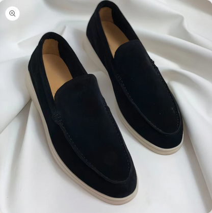 Herren Leder Loafer Schuhe Klassisch Elegant