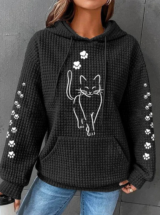 Kapuzenpullover Damen Warm Bequem - IdealeKleiden