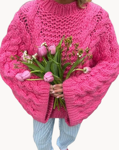 Cozy Women's Chunky Knit Soft Sweater