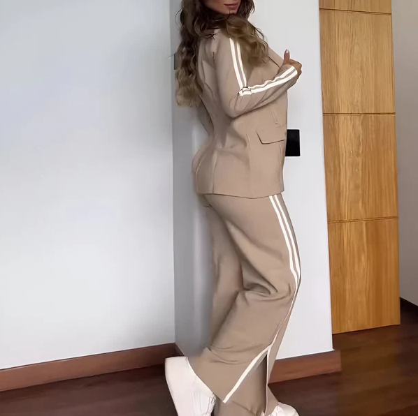 Elegant Blazer Set Women Modern Chic