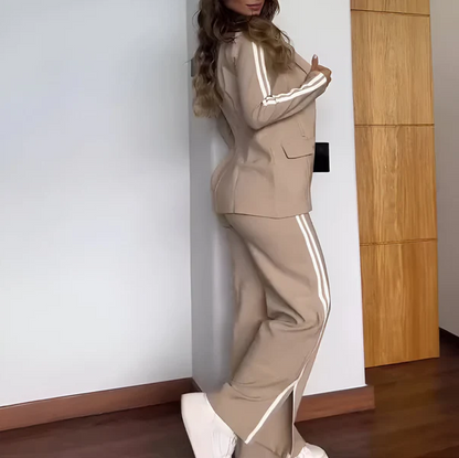 Elegant Blazer Set Women Modern Chic