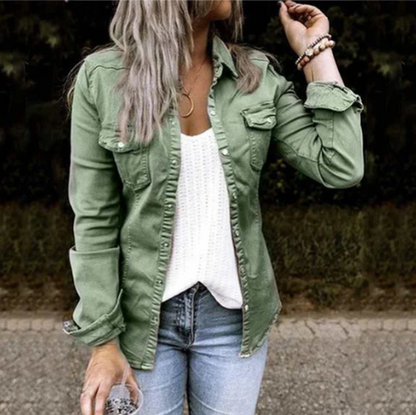 Stylish Women's Modern Denim Jacket