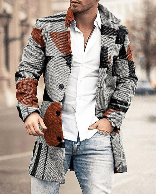 Men's Insulated Winter Jacket with Hood