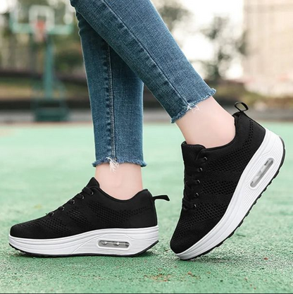 Damen Sneaker Komfortabel Fußgewölbe Unterstützung