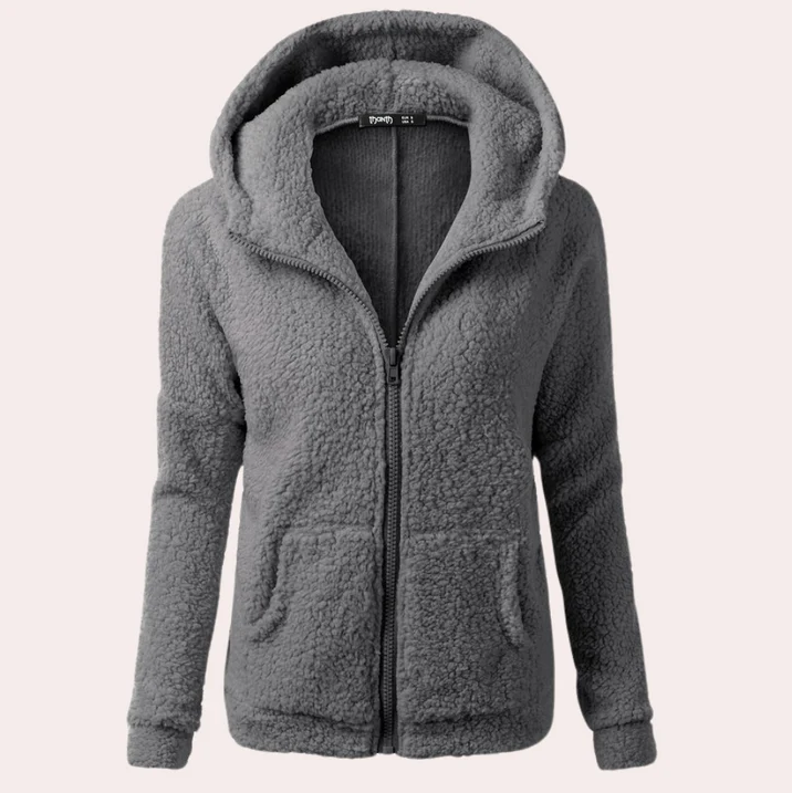 Women's Winter Coat Long Hood Buttons
