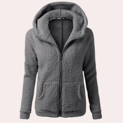 Women's Winter Coat Long Hood Buttons
