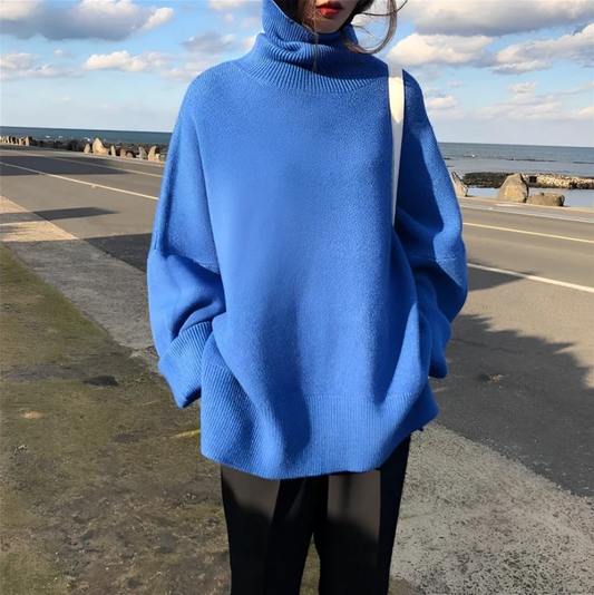 Steina | Weicher Rollkragen Pullover Damen - IdealeKleiden