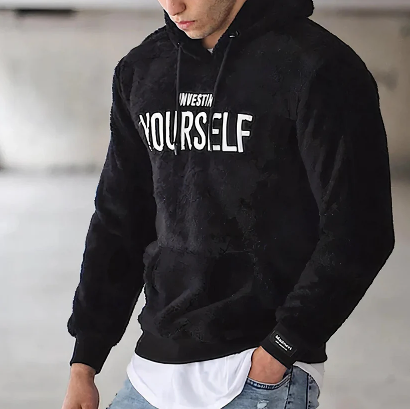 Oliver - Plush Hoodie Men Soft