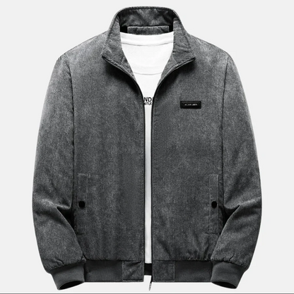 Herren Cordjacke Retro Stil Lässig - IdealeKleiden