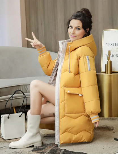 Women's Warm Lined Winter Parka Jacket