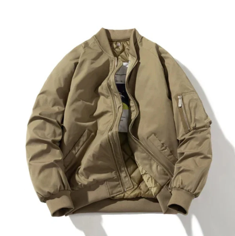 Stylish Men's Bomber Jacket Modern Urban Style
