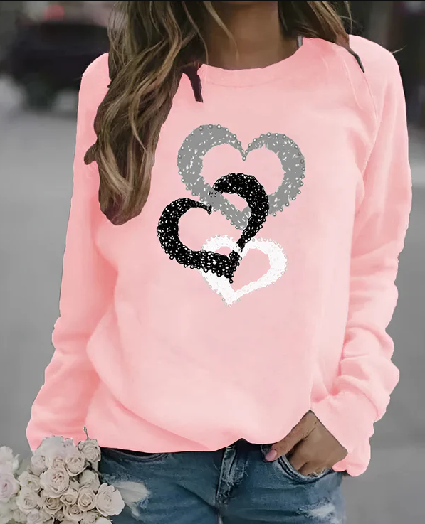 Christmas Sweatshirt Cozy Wintery Red