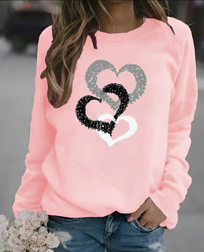 Christmas Sweatshirt Cozy Wintery Red