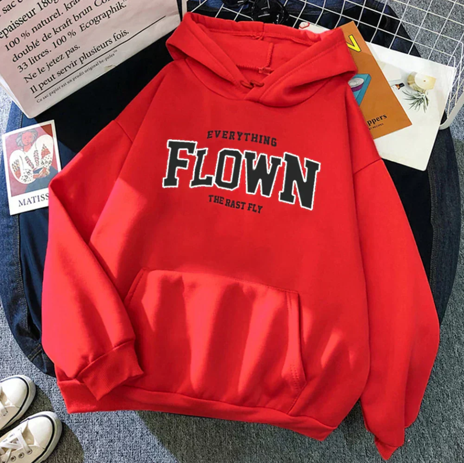 Fashionable Women's Hoodie Trendy Print