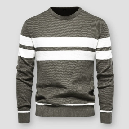 Men's Soft Striped Knitted Sweater