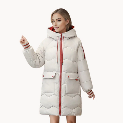 Women's Warm Lined Winter Parka Jacket