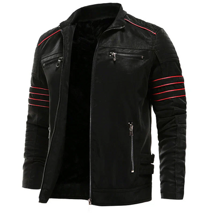 Men's Motorcycle Leather Jacket Robust Stylish