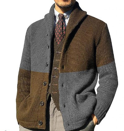 Men's Cardigan Vintage Style Retro Look