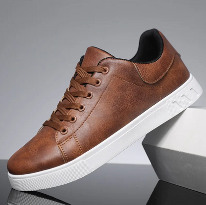 Elegant Men's Shoes Leather Look Classic