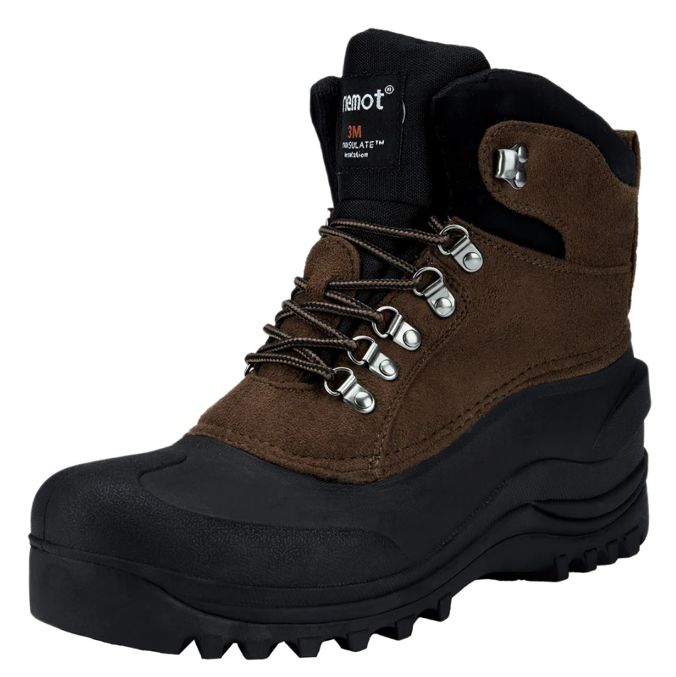 Fluffy Men's Boots Warm Lined