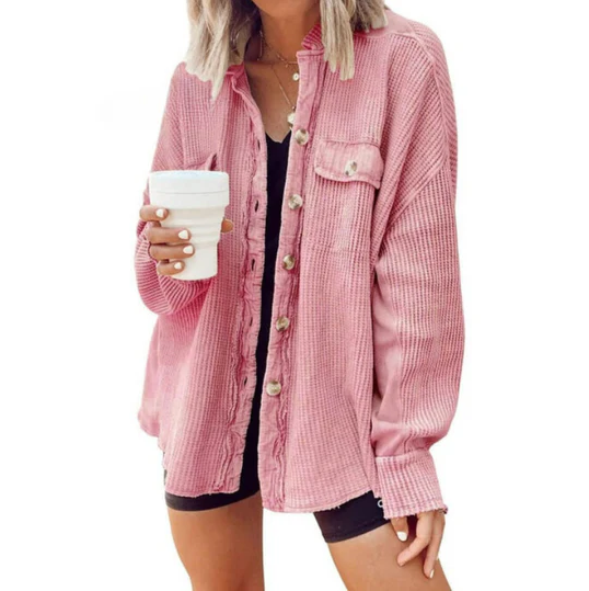 Classic Corduroy Jacket with Hood Cotton