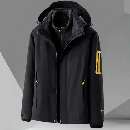 Men's Windbreaker Jacket Waterproof Hooded