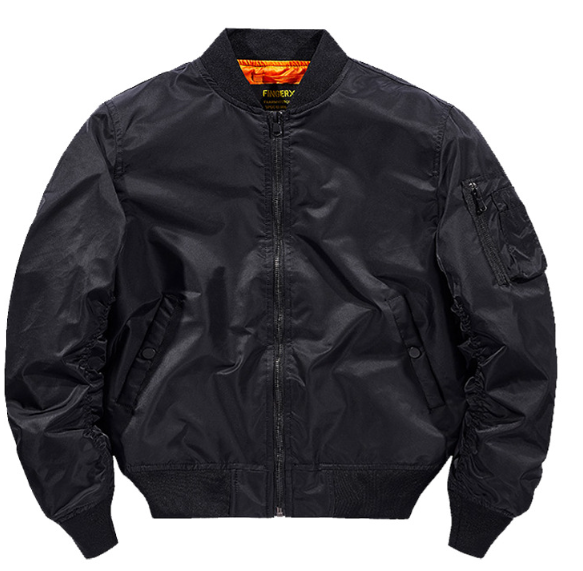 Vick - Aviator Bomber Jacket Leather Look